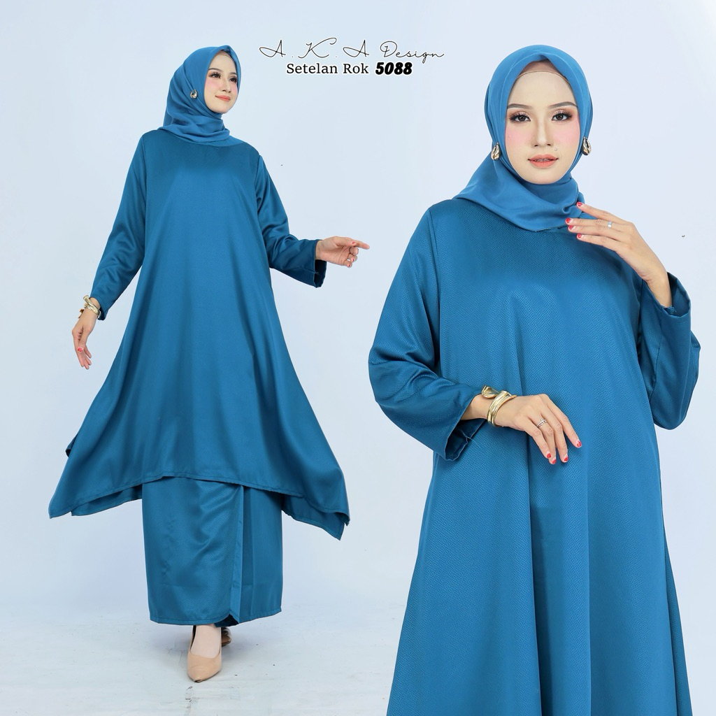 Jual A.K.A - One Set Sofia Rok Kurung Melayu Wanita Elegant Dobby ...
