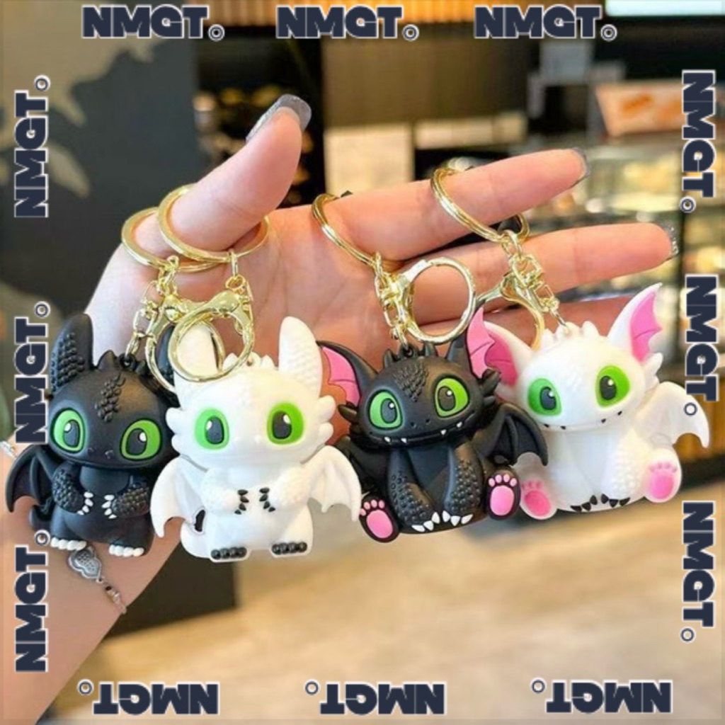 Jual Gantungan Kunci How To Train Your Dragon Toothless Light Furry ...
