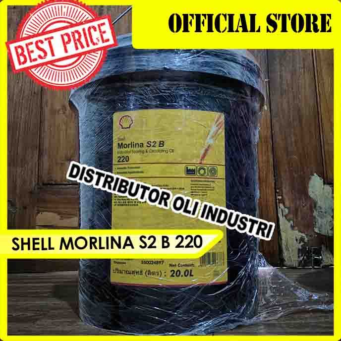 Jual SHELL MORLINA S2 B 220 ( 20 Liter - Ready Stock ) | Shopee Indonesia