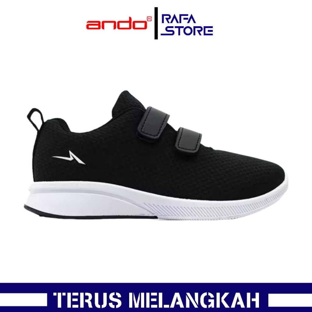 Jual Ando | Rafa Store Sepatu Sneakers Bsc 21 V Remaja - Hitam/Putih ...