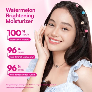 Glowsophy Bundle 3Pcs Watermelon Brightening Moisturizer Niacinamide Mugwort Gel Day And Night