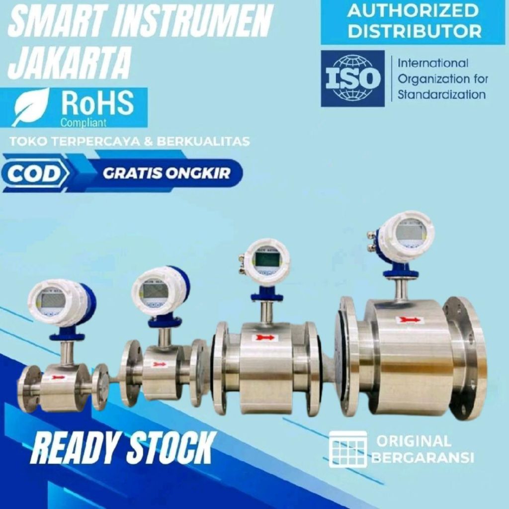 Jual FLow Meter Electromagnetic SS304 DN25 Flowmeter Size 1" Inch ...