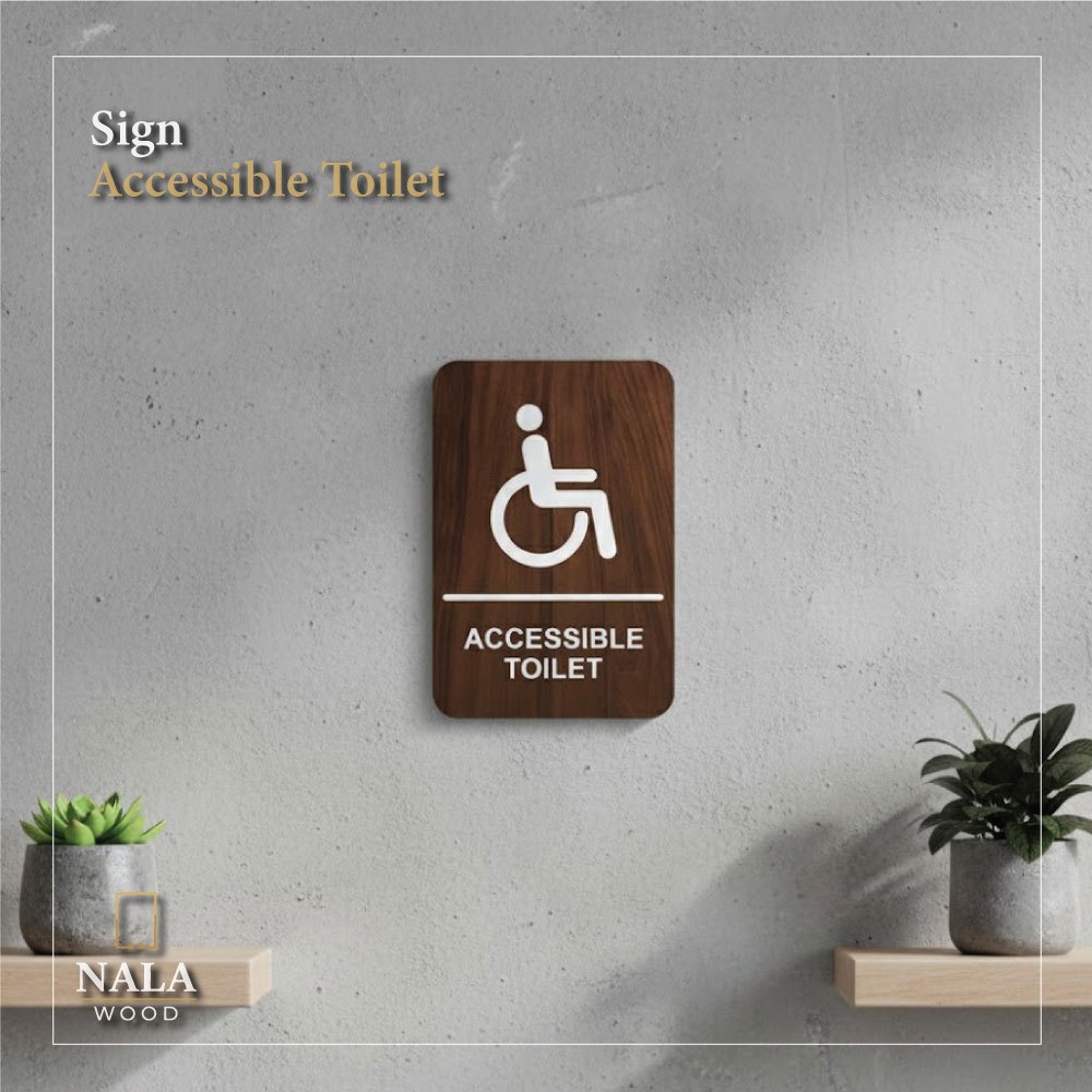 Jual Sign Accessible Toilet Premium – Papan Tanda Toilet Difabel ...