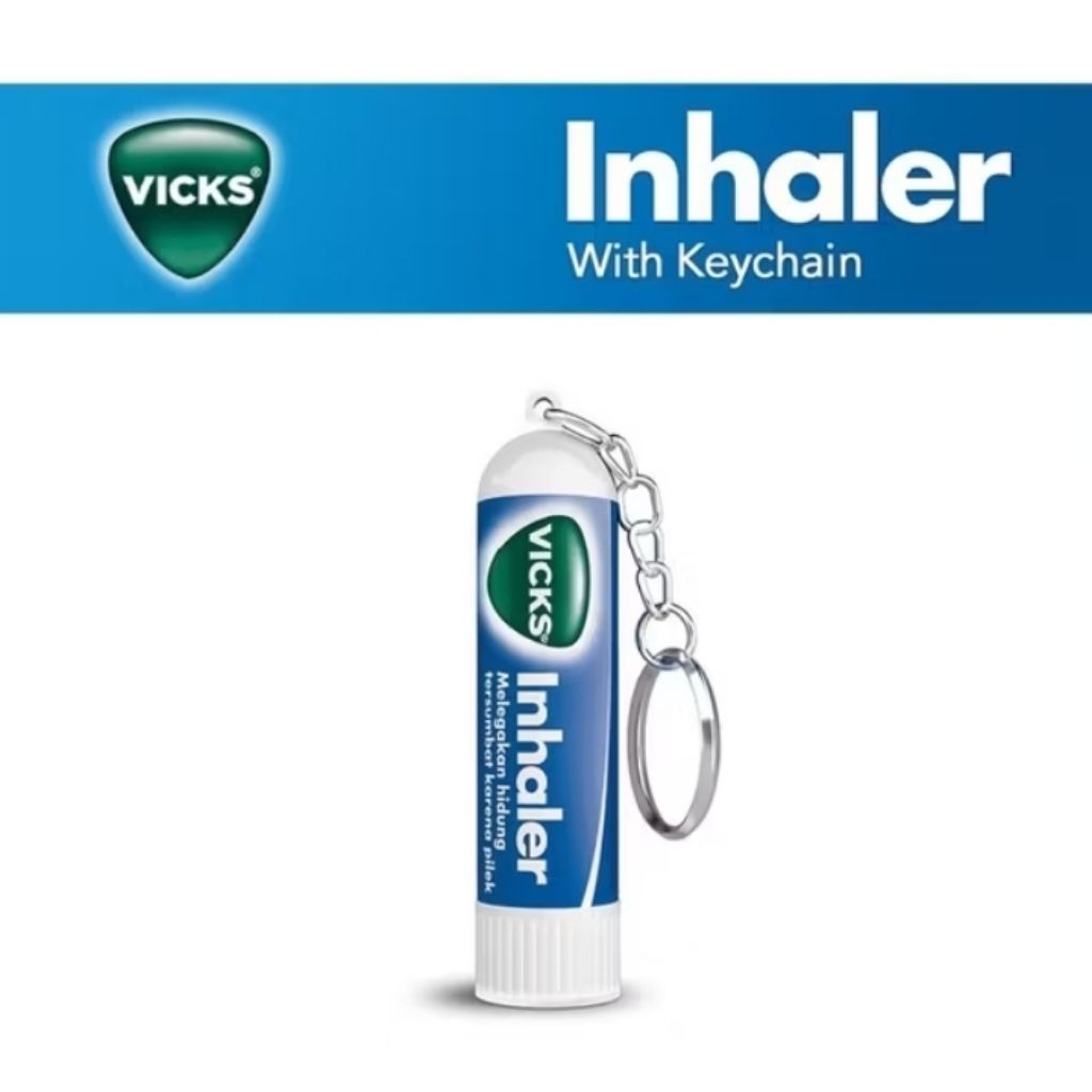 Jual Vicks Inhaler Keychain 0,5 ml Balsem Gantungan Kunci + Inhaler ...