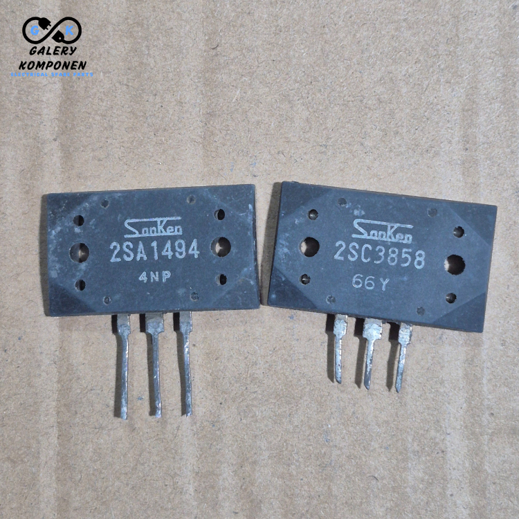 Jual TRANSISTOR SANKEN 2SC3858 2SA1494 C3858 A1494 CABUTAN UPS ORIGINAL ...