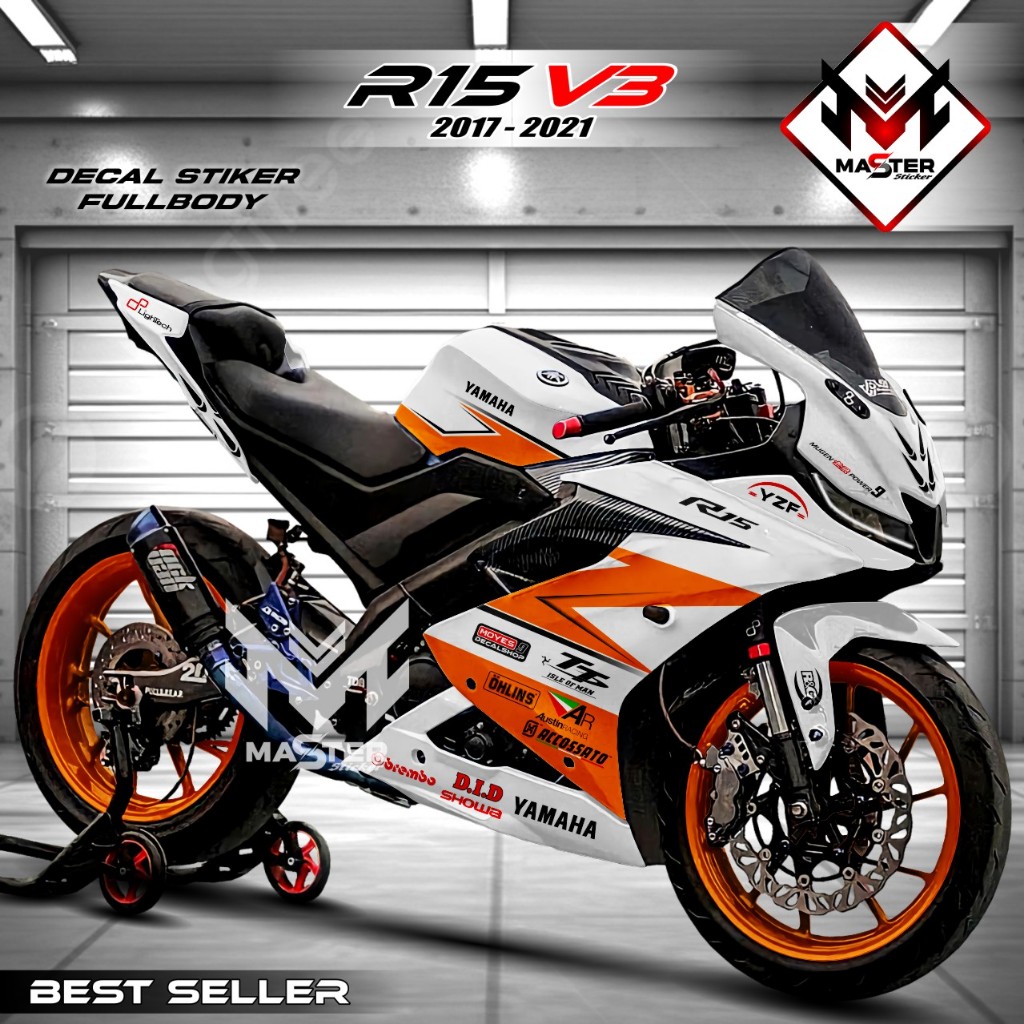 Jual Decal R15 V3 Full Body - Stiker R15 V3 Full Body - Striping R15 V3 ...