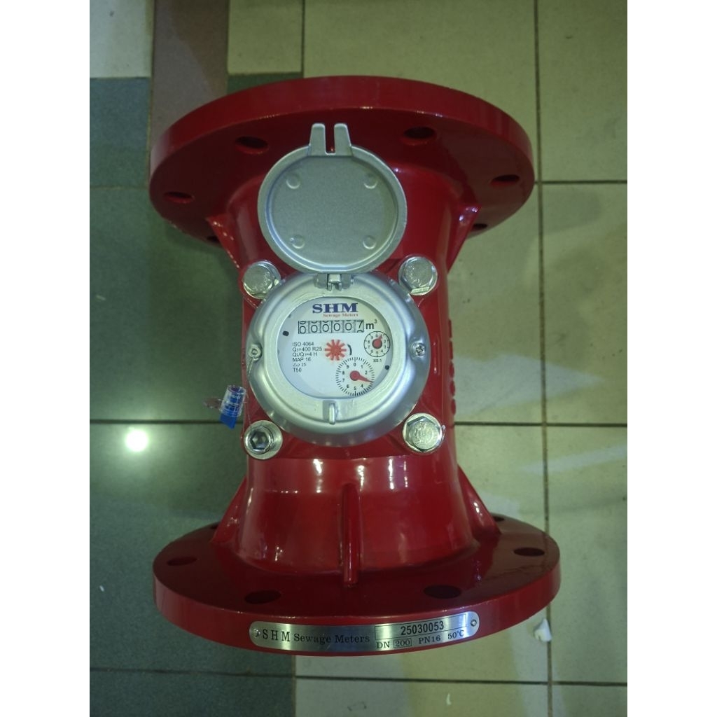 Jual Flow Meter Air Limbah SHM Size 8 Inch / Water Meter Air Limbah ...