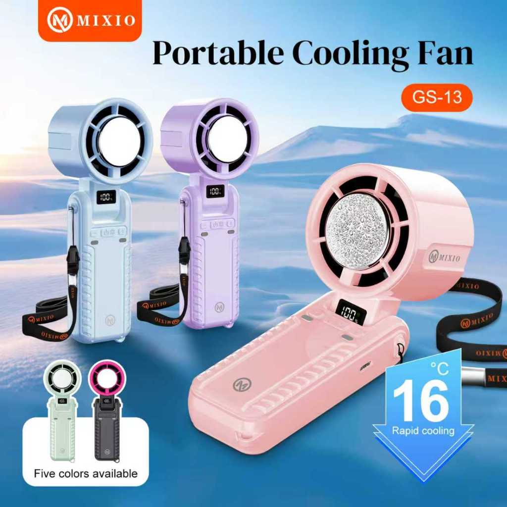 Jual MIXIO GS-13 Kipas Angin Lipat High Speed AC Cooling Fan Turbo ...