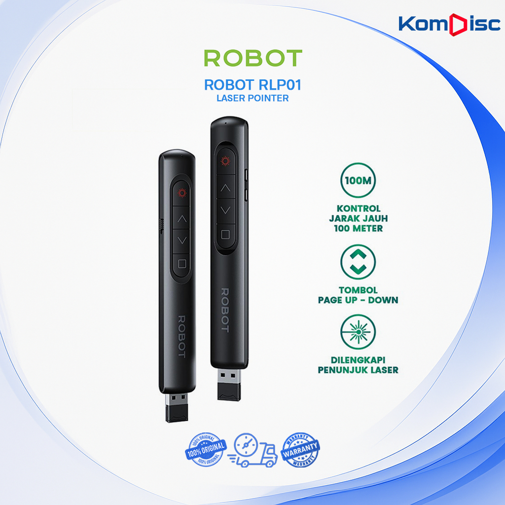 Jual ROBOT Pena Laser RLP01 100 Meter Wireless Merah Penunjuk Proyektor ...