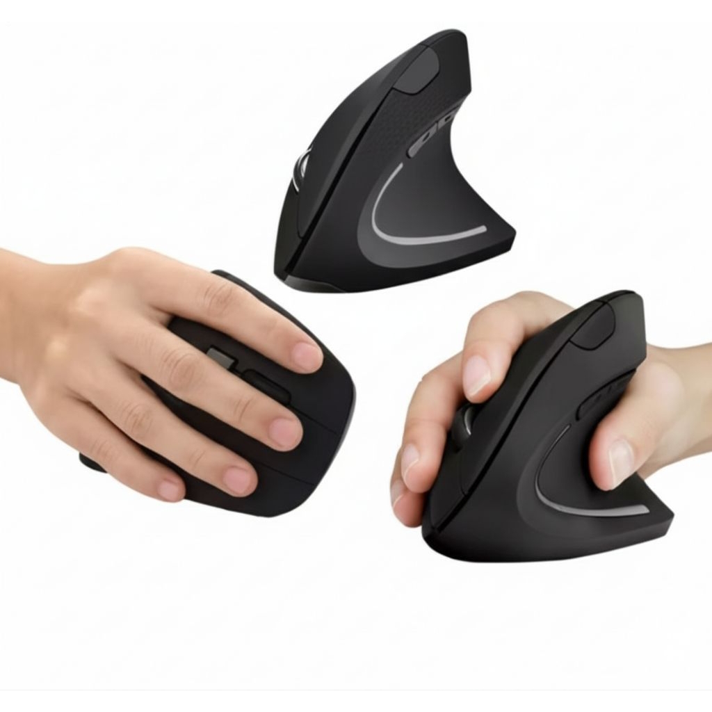 Jual MOUSE VERTICAL WIRELESS DONGLE REMBIGA MATARAM | Shopee Indonesia