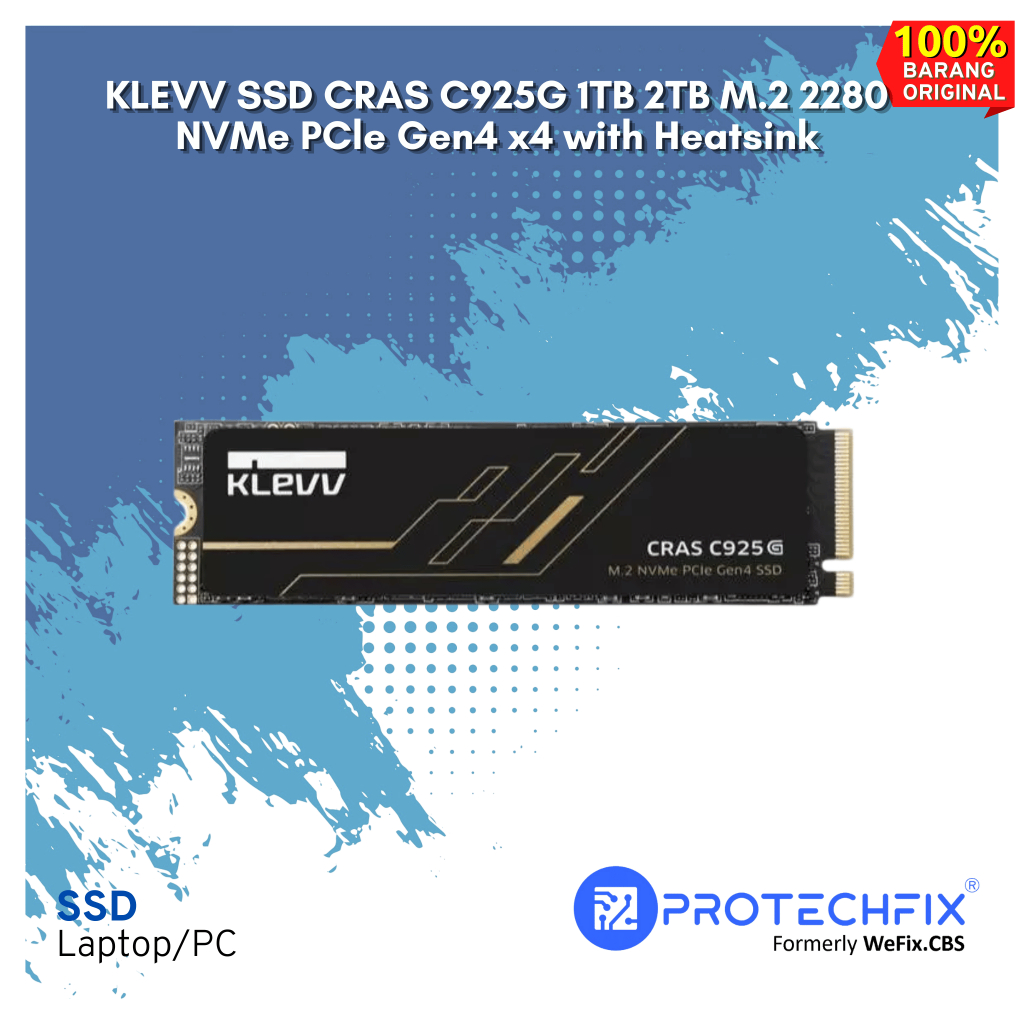 Jual KLEVV SSD CRAS C925G 1TB 2TB M.2 2280 NVMe PCle Gen4 x4 with ...