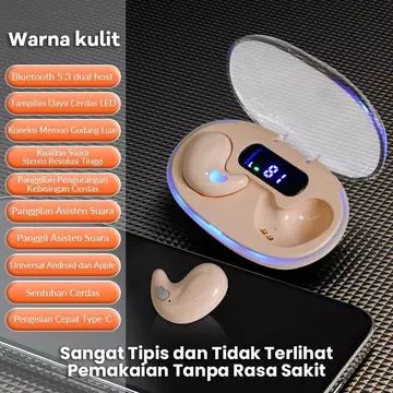 X55 TWS Bluetooth Wireless Nyaman Digunakan Earphone Bass Kencang Kualitas Jernih Dan Tahan Lama
