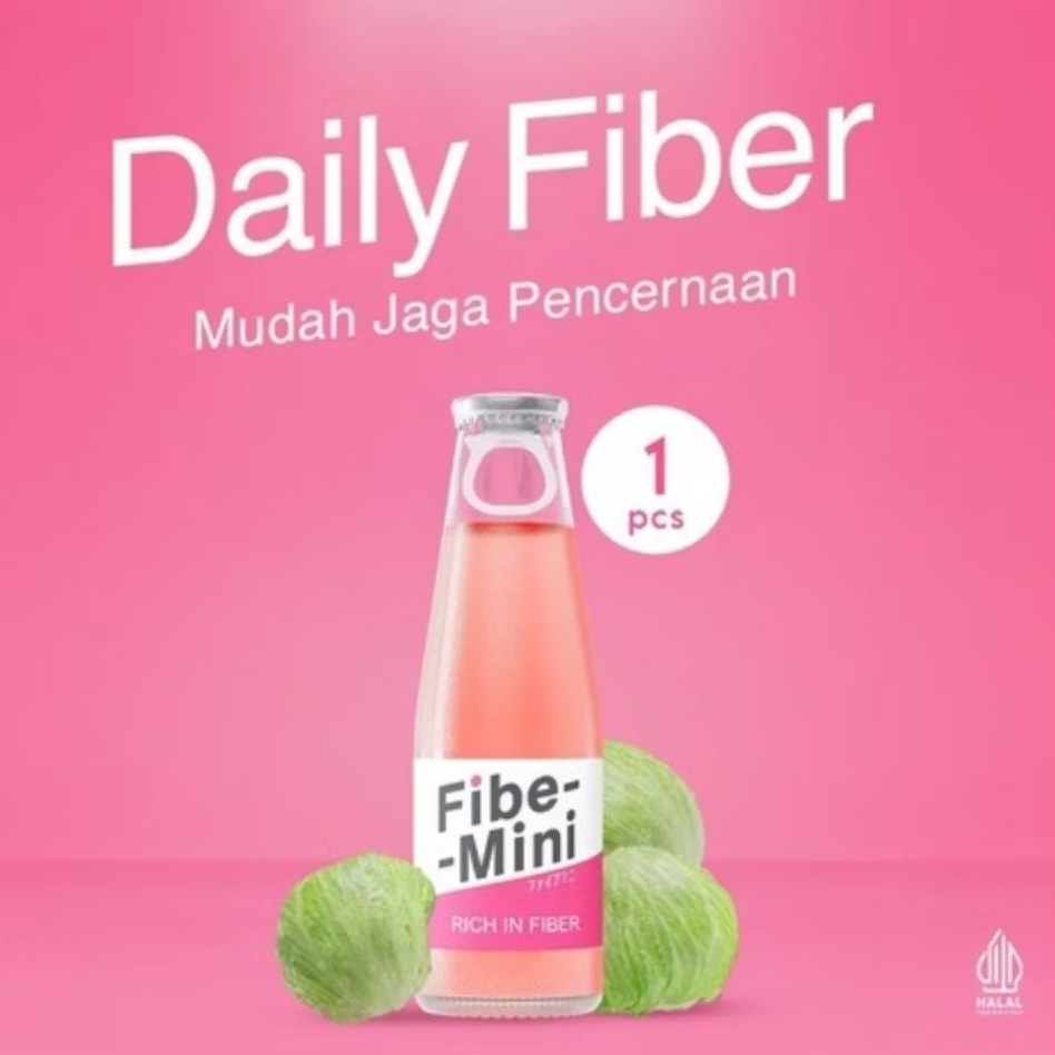 Jual Fibe Mini Minuman Sehat Harian Tinggi Serat Botol 100ml Otsuka ...