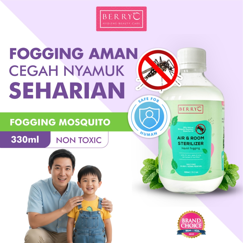 Jual BerryC Mosquito Repellent Fogging 330ml - Asap Pembasmi Anti ...