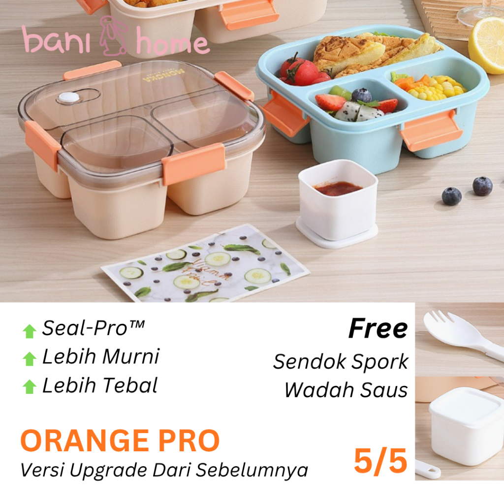 Jual BANI - JIN JEON Bento Box Serbaguna Praktis Kotak Bekal Bekal ...