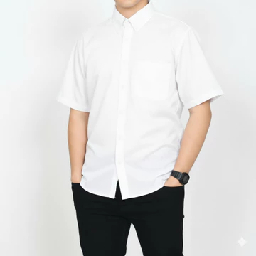 Kemeja Premium KEMEJA Lengan Pendek Distro Kemeja Polos AFFI COLECTION