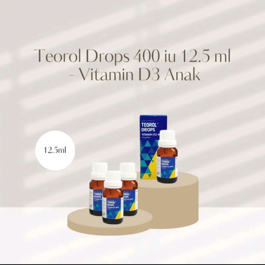 Jual Vitamin TEOROL DROPS 12,5 ML - vitamin D3 Teorol Drops Vitamin D3 ...