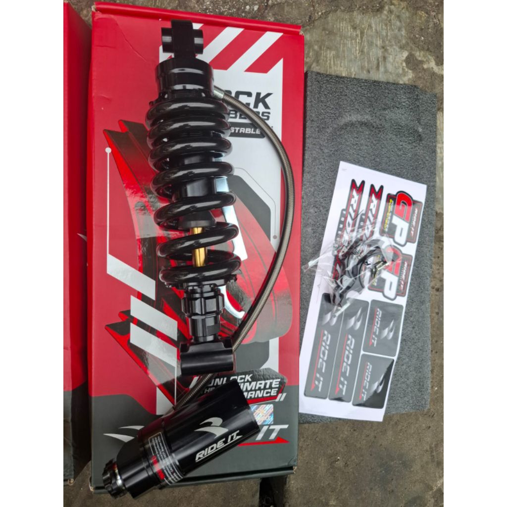 Jual Shock Ride It Monoshock Ride it GP 103 Double klik Tabung Pisah ...