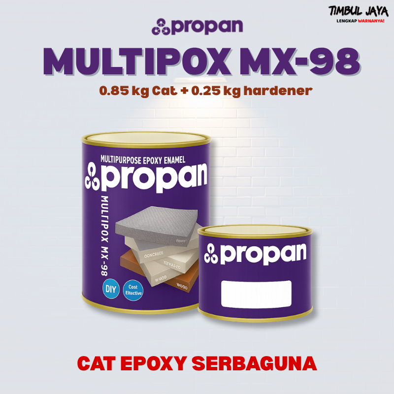 Jual Cat Epoxy Propan Multipox MX98 1 Liter / Epoxy Cat Lantai Semen ...