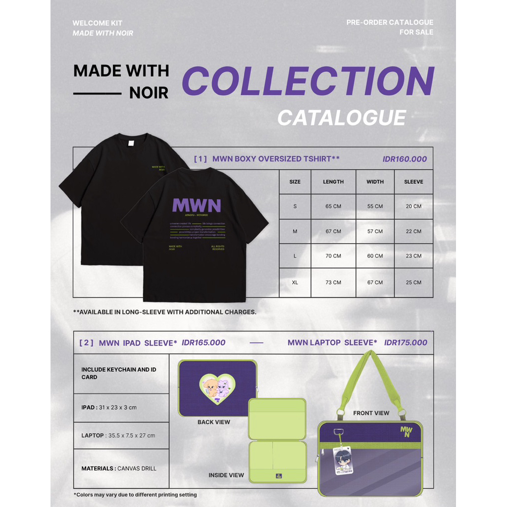 Jual MWN Made With Noir - CO LINK | Shopee Indonesia