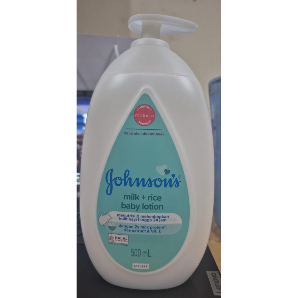 Jual Johnsons Milk + rice baby lotion 500ml | Shopee Indonesia