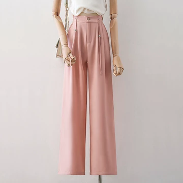 GDTIMA Celana Kulot Wanita Highwaist Casual Celana Panjang Pants