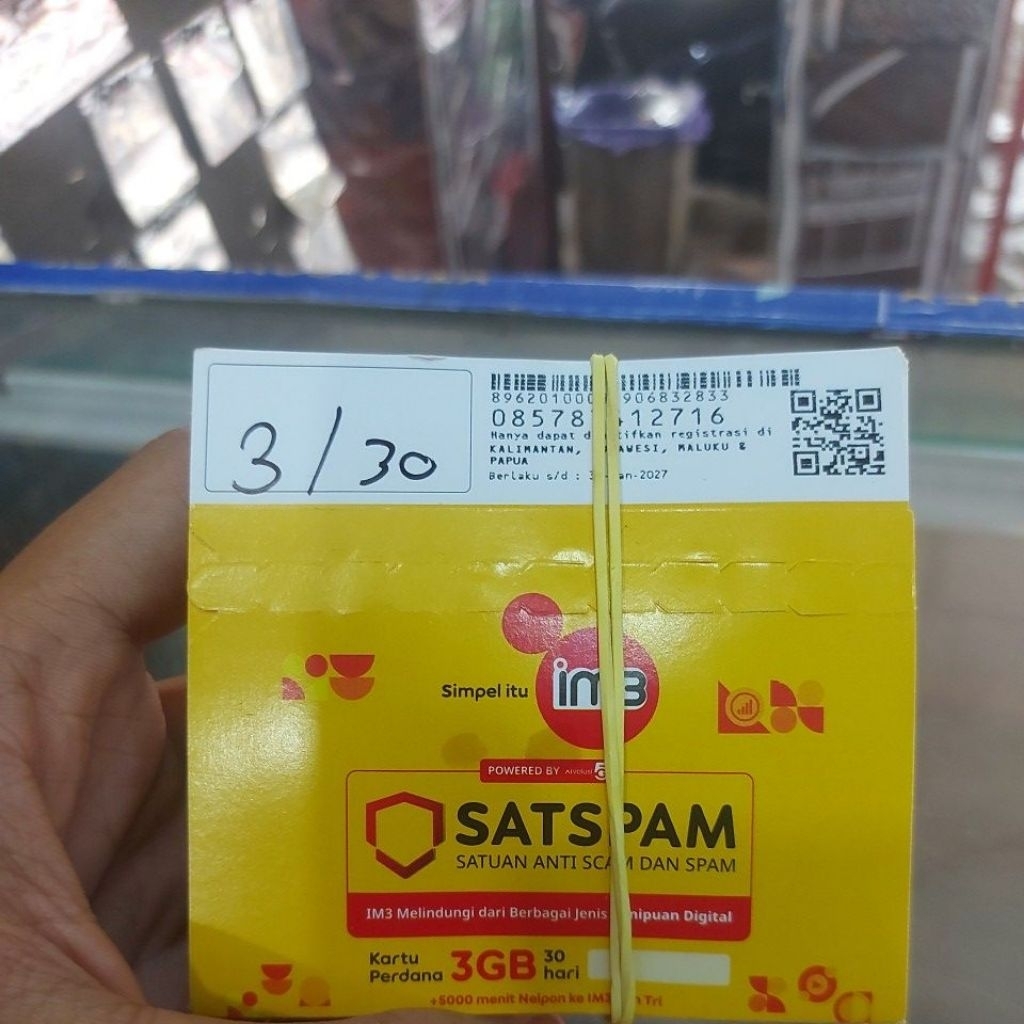 Jual kartu perdana im3 3gb 30hari | Shopee Indonesia