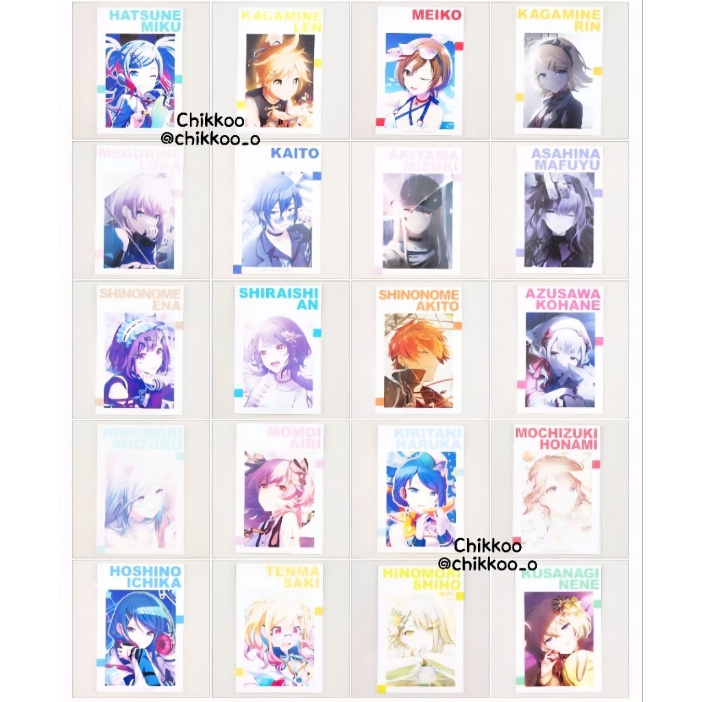 Jual Project Sekai Animate Chara Postcard | Shopee Indonesia