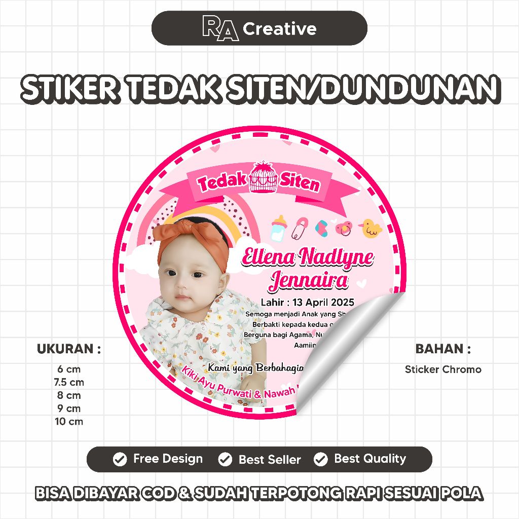 Jual Stiker Dundunan / Stiker Tedak Siten | Shopee Indonesia