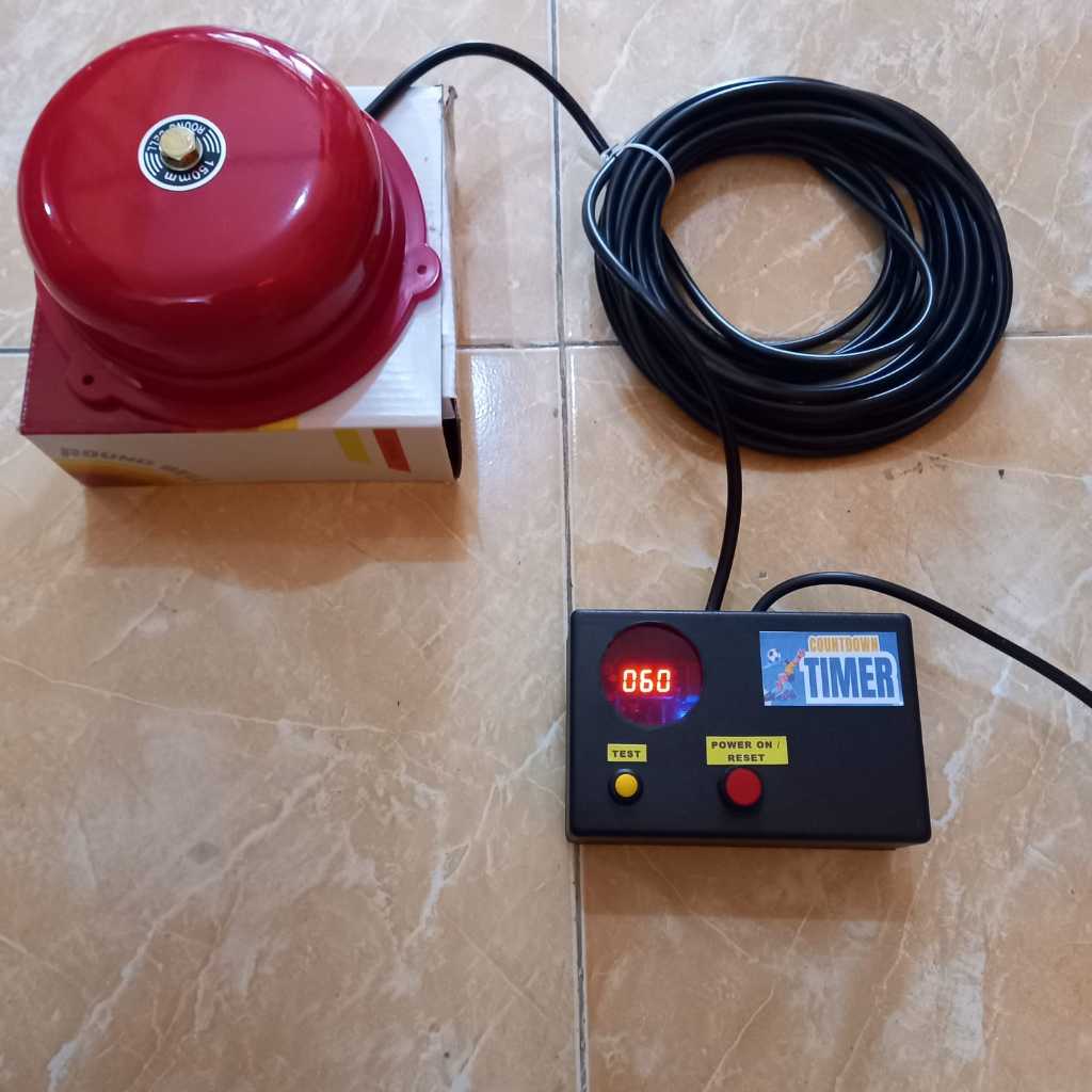 Jual Bel Sirine Sirene Timer Countdown Otomatis Untuk Lapangan Futsal ...