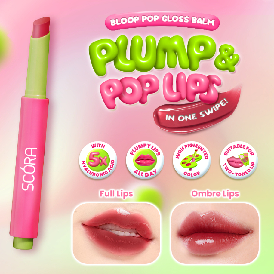 Jual SCORA BLOOP POP GLOSS BALM | Shopee Indonesia