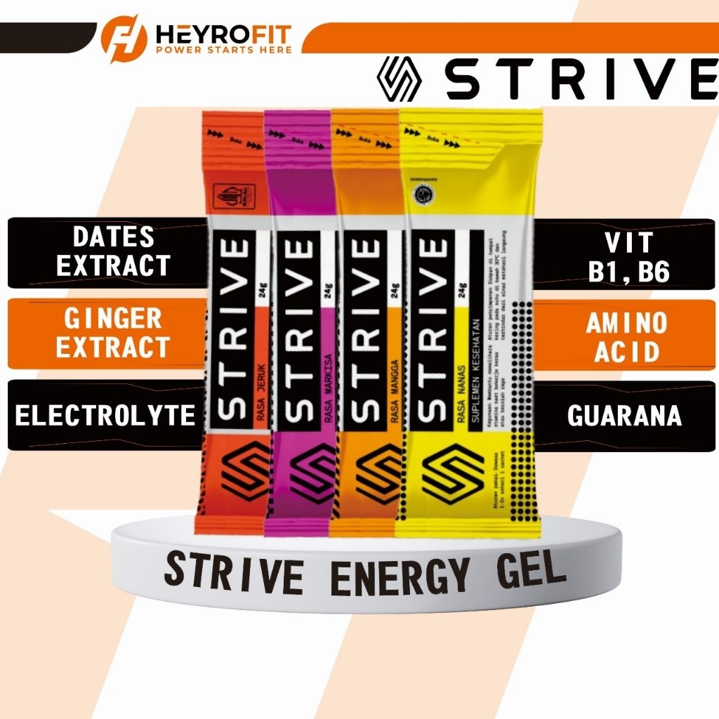 Jual STRIVE Energy Gel 1 Sachet | Shopee Indonesia