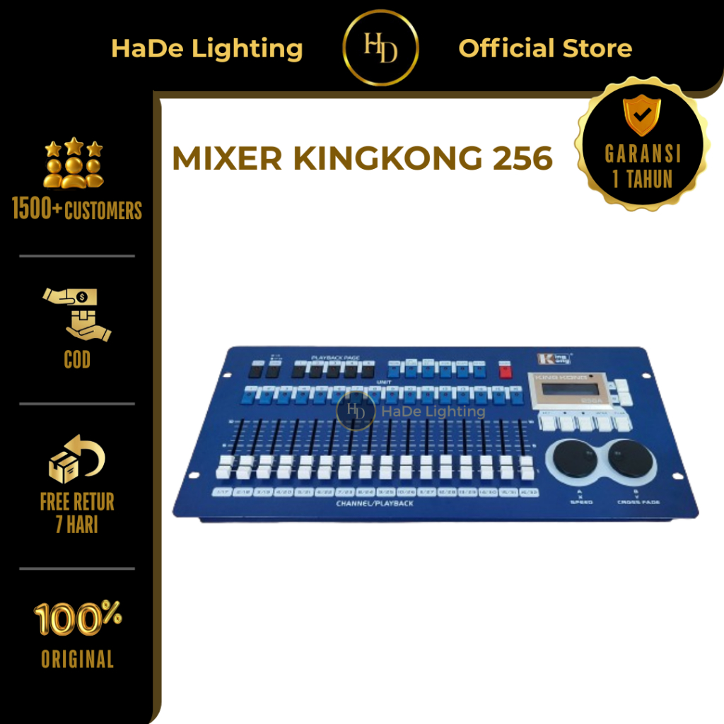 Jual Mixer Kingkong 256A Original DMX 512 - Mixer Lighting Kingkong 256 ...