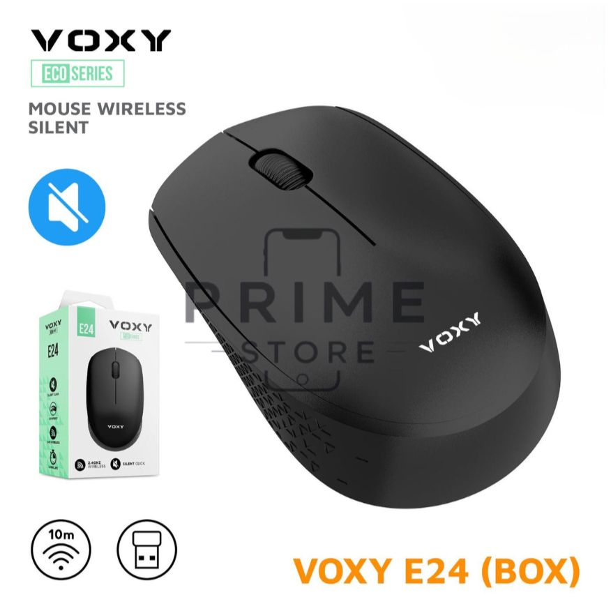 Jual Mouse Wireless Voxy E24 Silent (box) Mouse Wireless Silent Click ...
