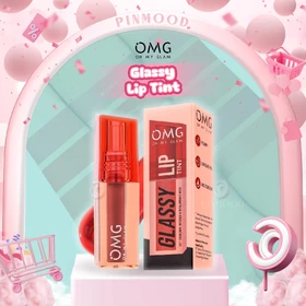 OMG OH MY GLAM GLASSY LIP TINT ( 2 G ) Moisturizing Liptint Warna Intense Tahan 12 Jam Skincare