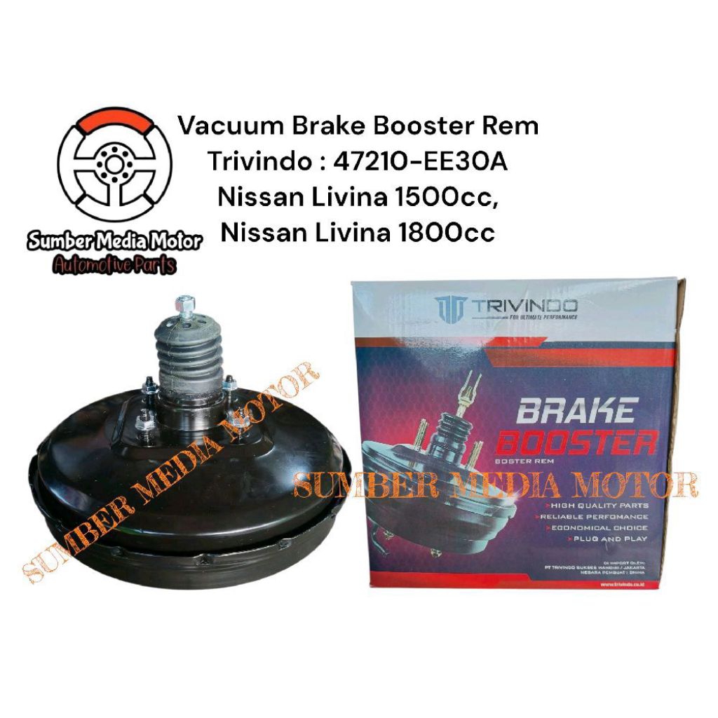 Jual Trivindo Vacuum Brake Booster Rem 47210-EE30A Nissan Livina 1500cc ...