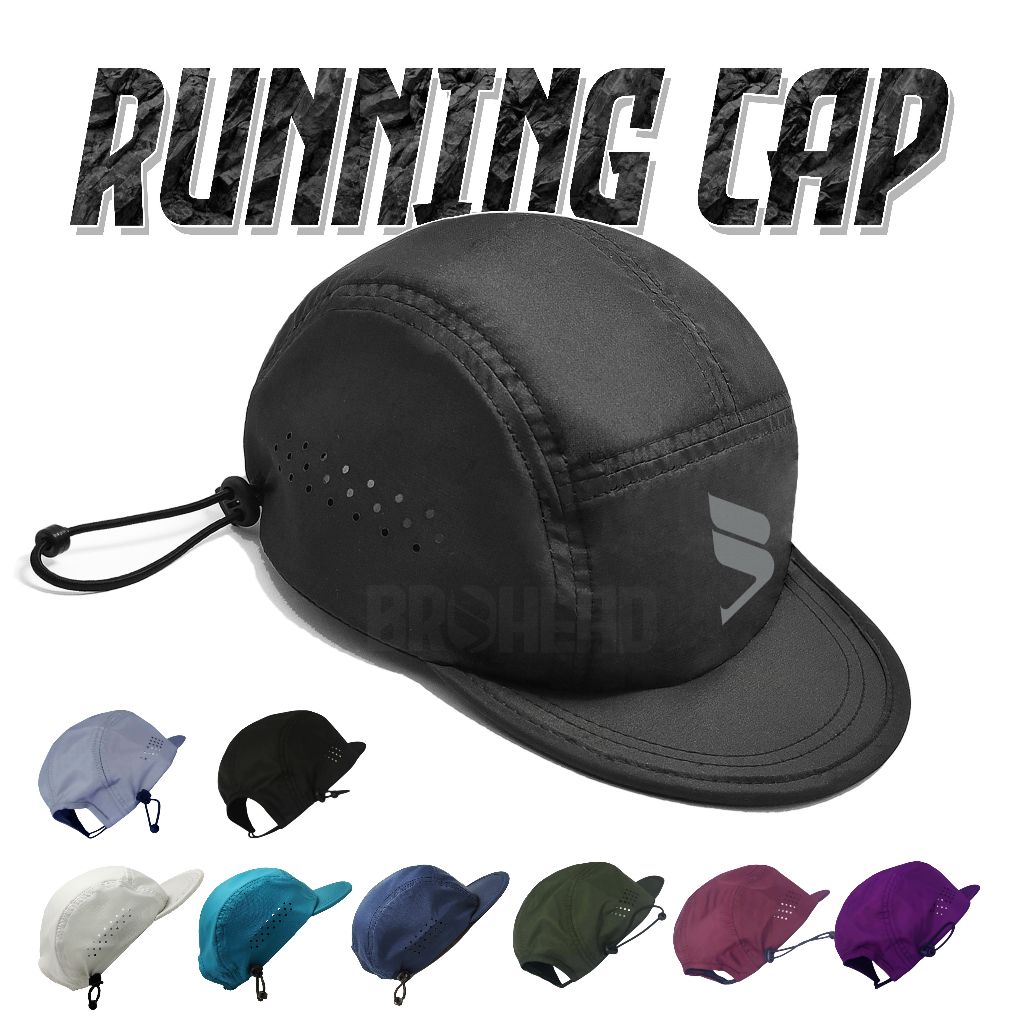 Jual BROHEAD Topi Running Sport Olahraga Outdoor Sepeda Gowes Jogging ...
