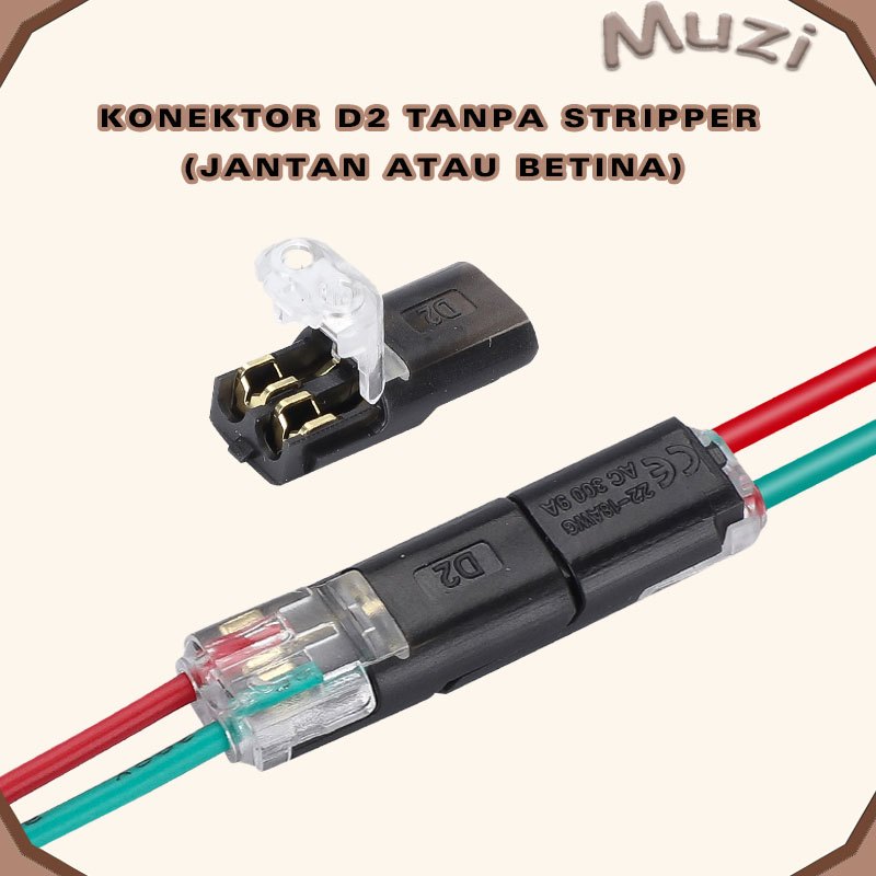 Jual 20/10pcs Blok terminal LED D2 tanpa solder dan tanpa pengupasan ...