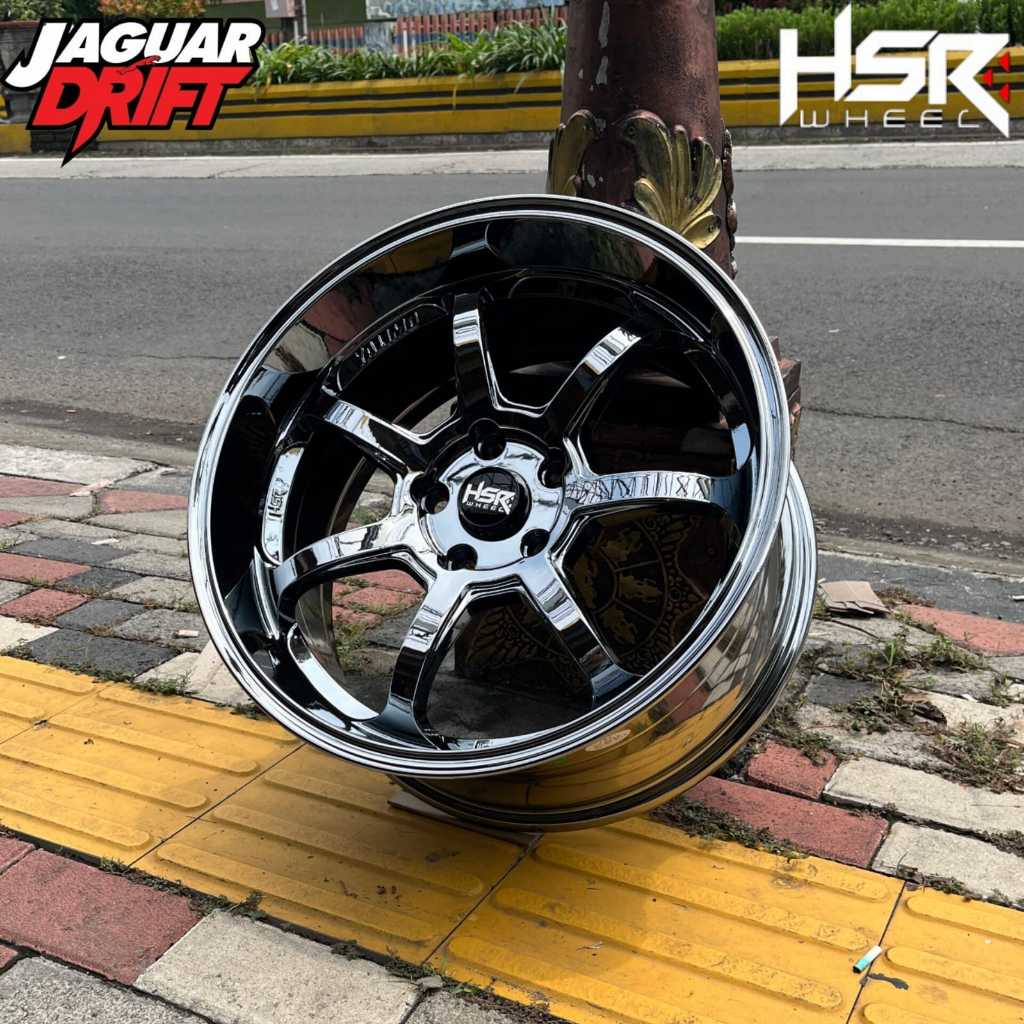 Jual Velg Black Chrome Hsr Yalimo R18 Untuk Palisade Mazda5 Baleno New ...