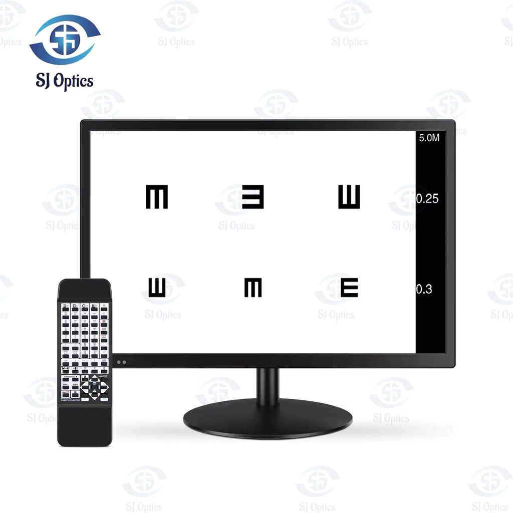 Jual LCD Vision Chart SJ-215A | Monitor Visual Mata dengan Remote ...