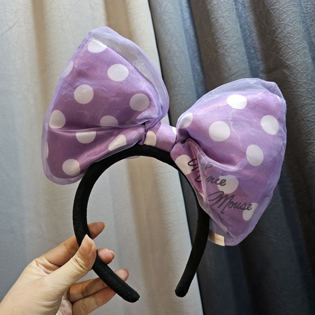 Jual Bando Minnie Mause Pita Kembang Ungu Tokyo Disney Resort Ori PL ...