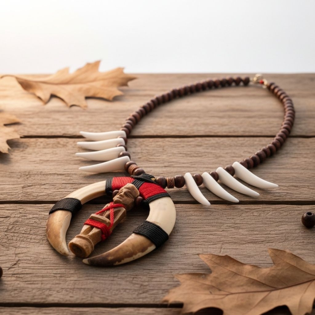 Jual Kalung Taring Variasi Patak Jurong Khas Kalimantan Etnik | Shopee ...