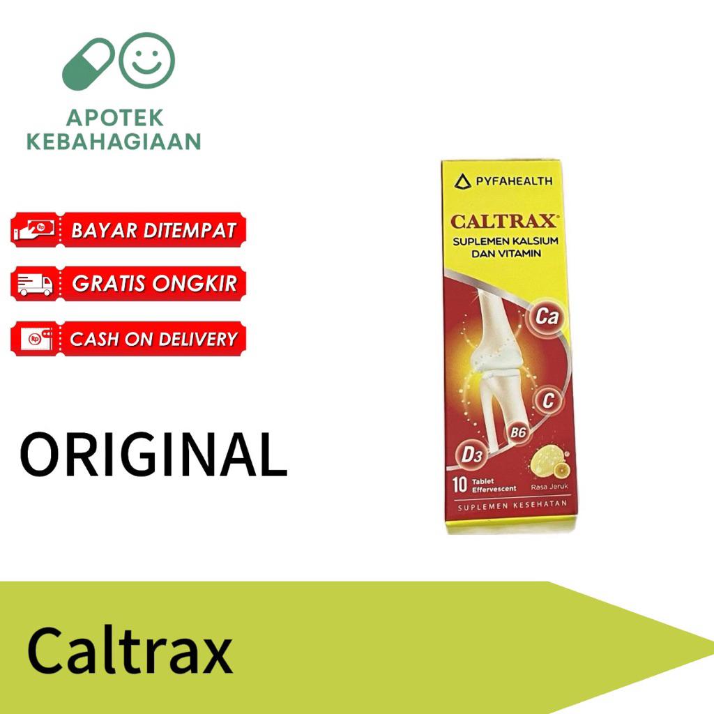 Jual Caltrax Effervescent Vitamin Tulang | Shopee Indonesia