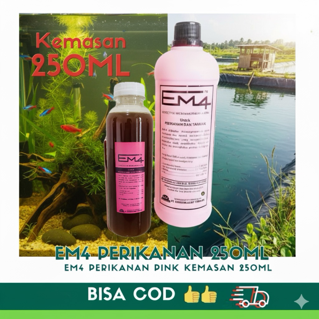 Jual Em4 Perikanan 250ml. Em4 Pink 250ml Perikanan | Shopee Indonesia
