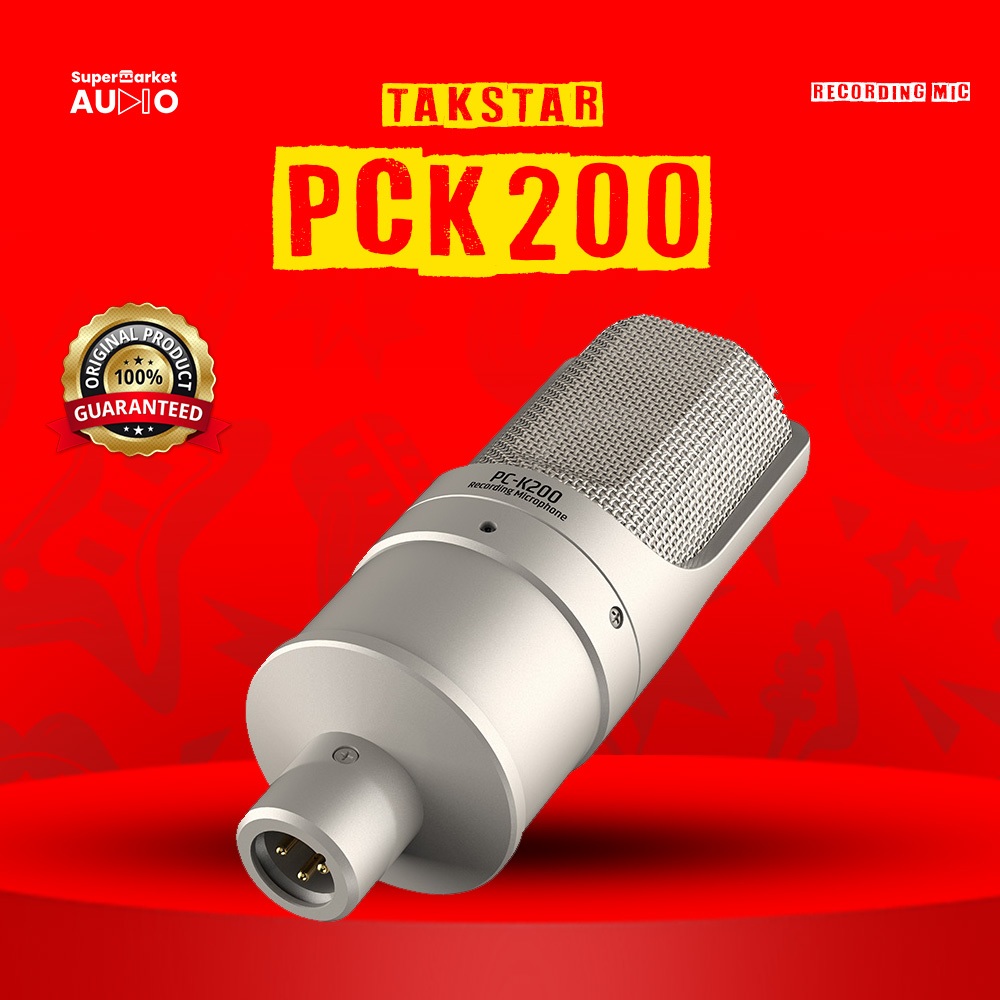 Jual Takstar PC K200 Mic Kondensor PCK200 Microphone Rekaman Original ...