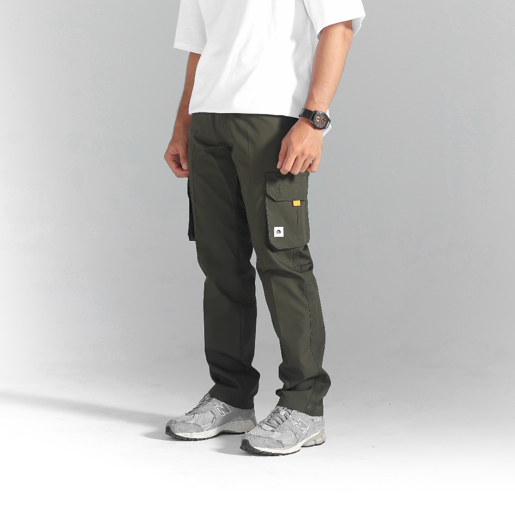Jual Troveast Celana Cargo Panjang Ripstop Army Slim Fit | Shopee Indonesia