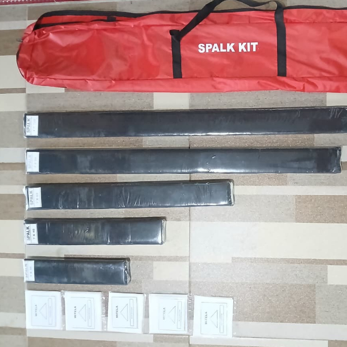 Jual Spalk Set / Bidai kayu 5 Set dan Mitella 5 Pcs /Penyangga Patah ...