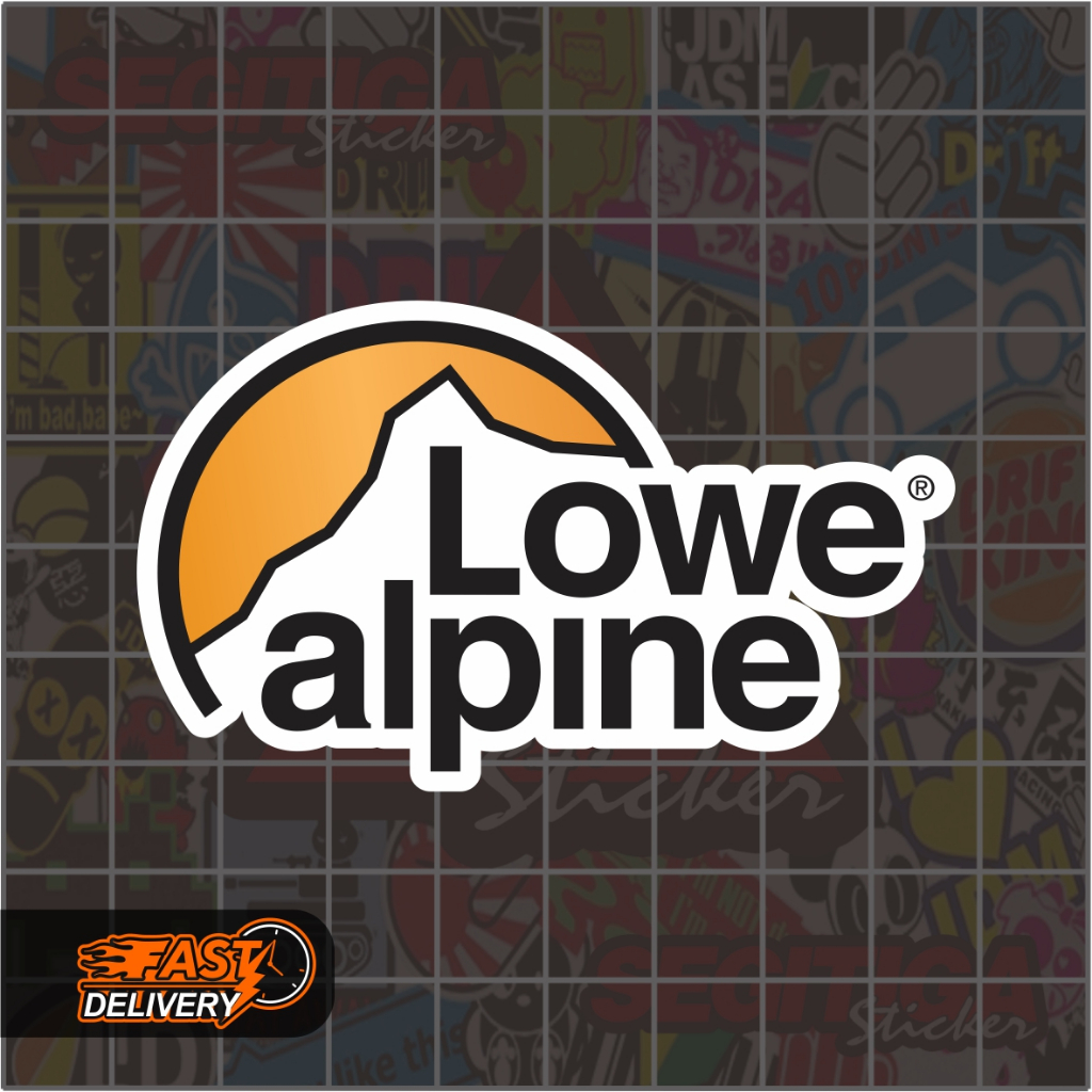 Jual Sticker Brand Outdoor Low Alpine Ukuran 7.5 x 4.5 Cm | Shopee ...