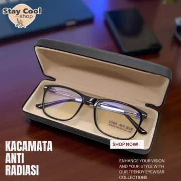 Kacamata Anti Radiasi Hp Tv Komputer Pria Wanita Real Pick Cocok Buat Lama Mantengin Hp