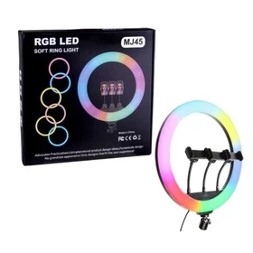 Ringlight Mj45 Jumbo Touchscreen Live Streaming 45Cm Lampu Live Streaming Vlogger Ring Light